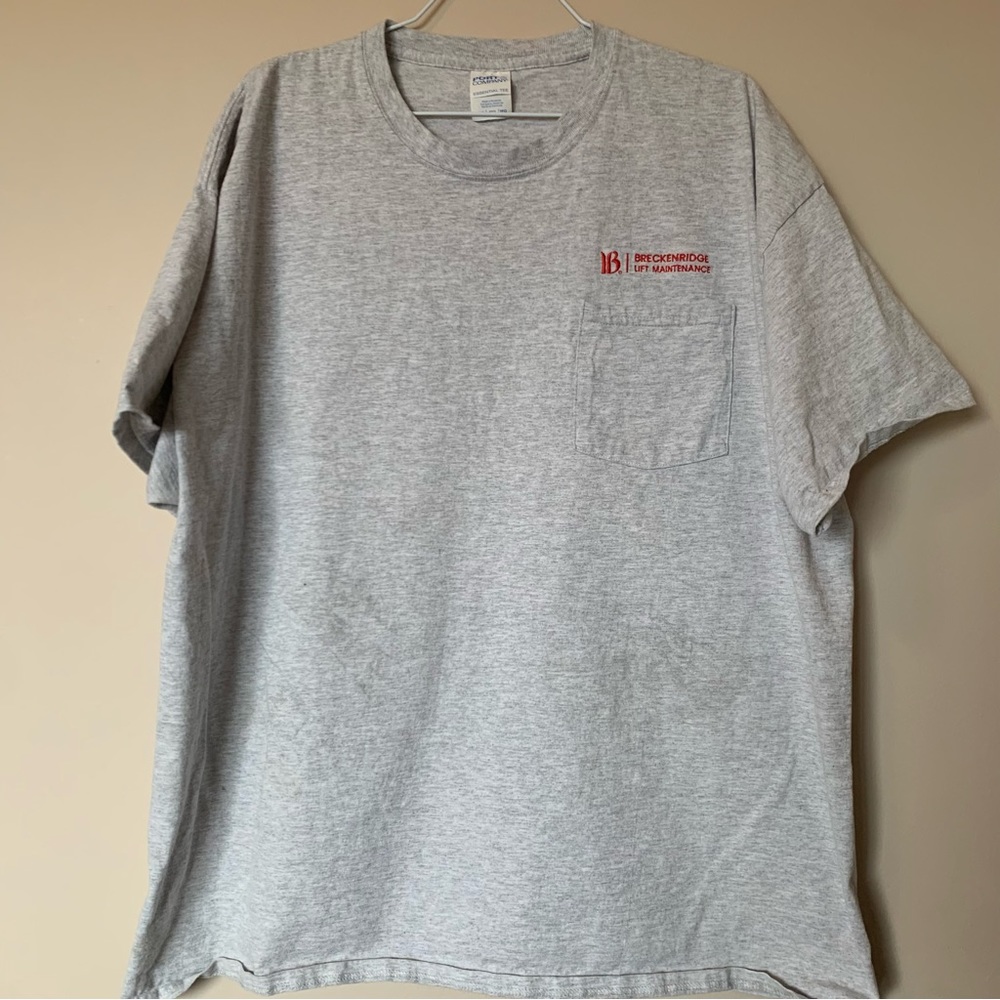 Breckenridge Lift Maintenance Colorado shirt with pocket